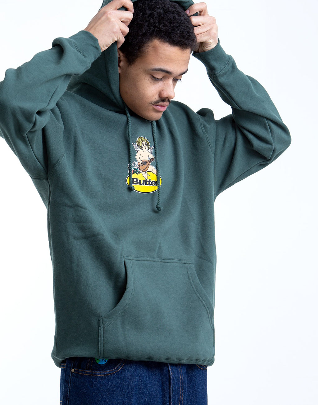 Angel Badge Pullover Hood