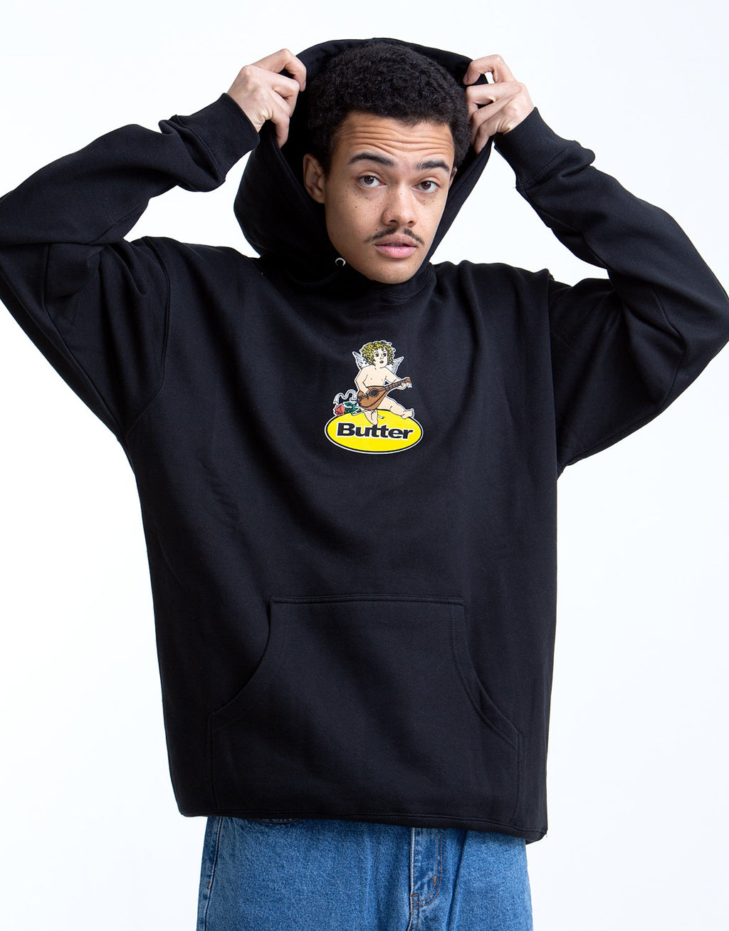 Angel Badge Pullover Hood