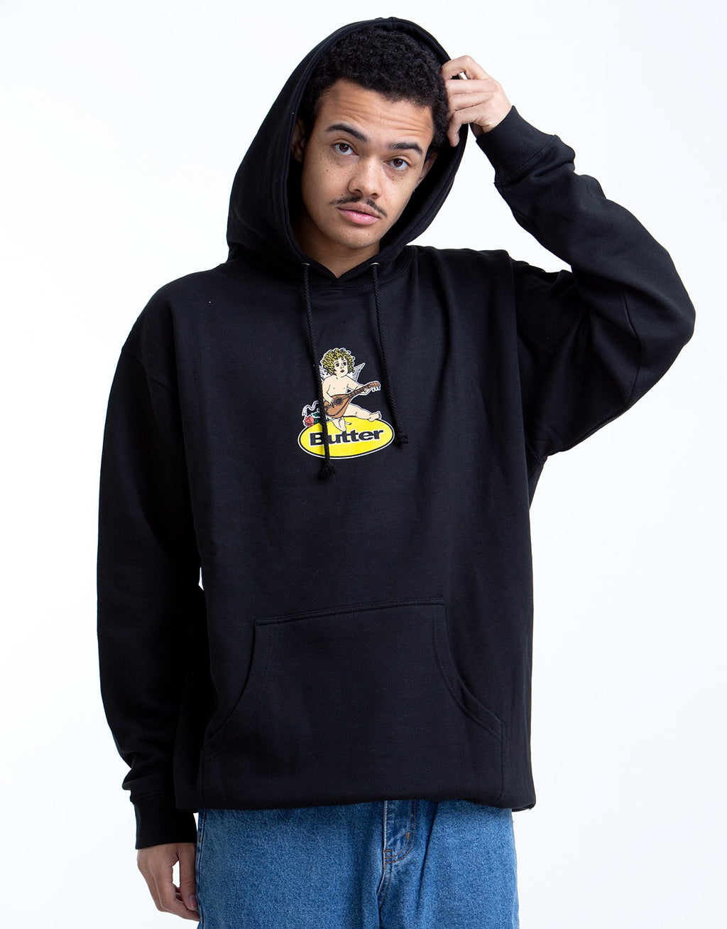 Angel Badge Pullover Hood