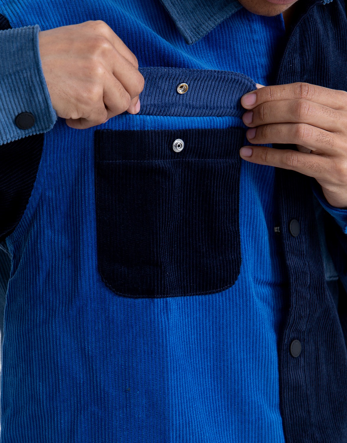 Cord Block L/S Overshirt