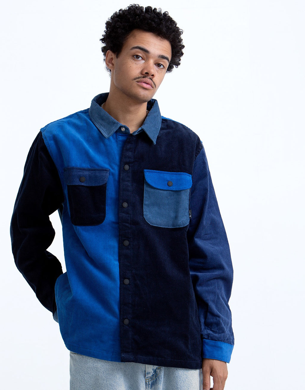 Cord Block L/S Overshirt