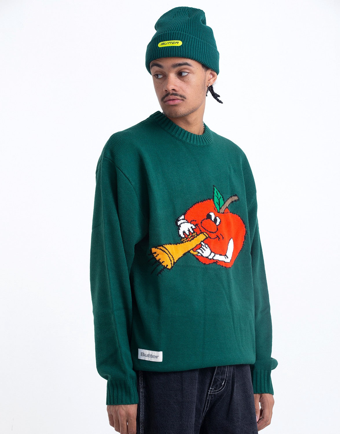 Apple Knitted Sweat Shirt