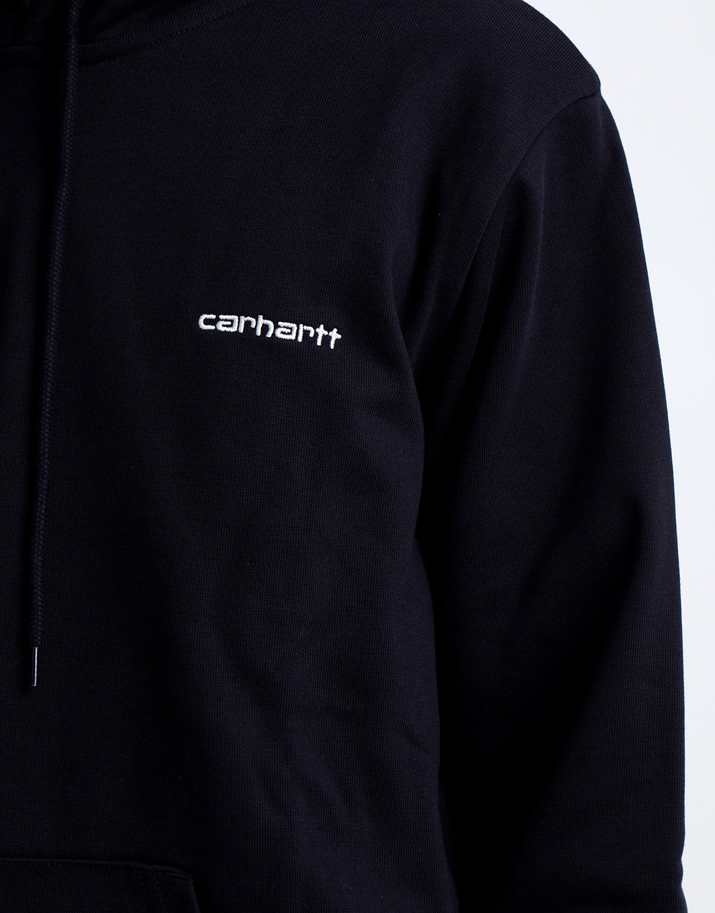 Hooded Script Embroidery Sweat