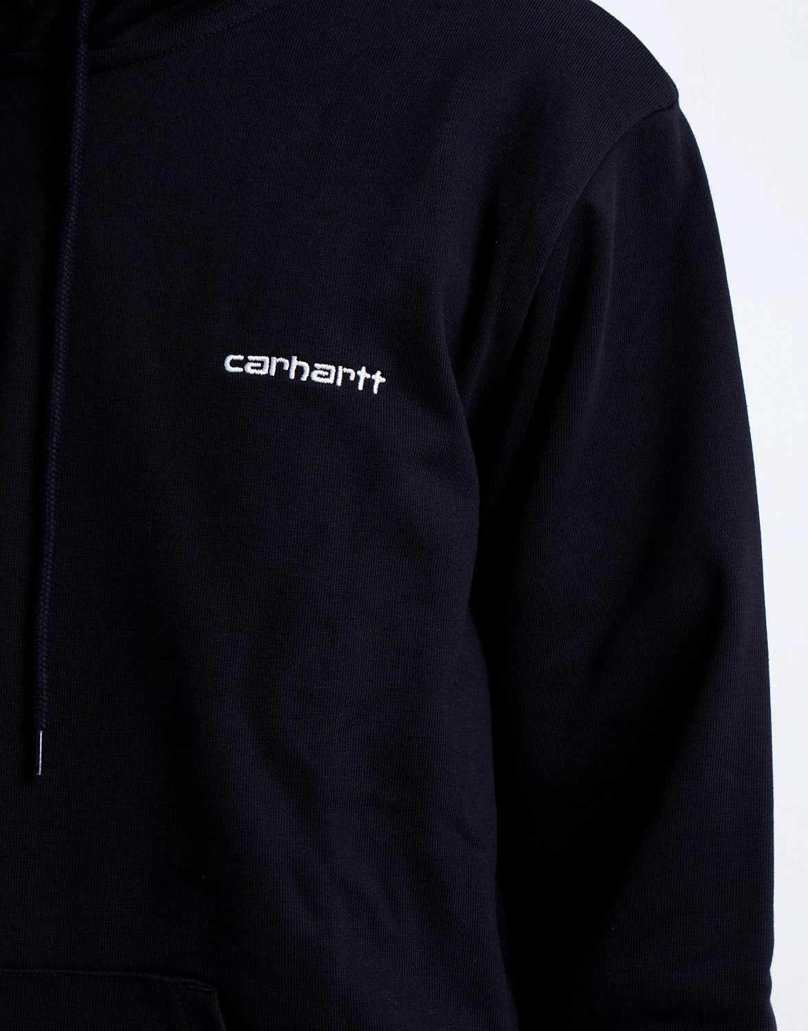 Hooded Script Embroidery Sweat