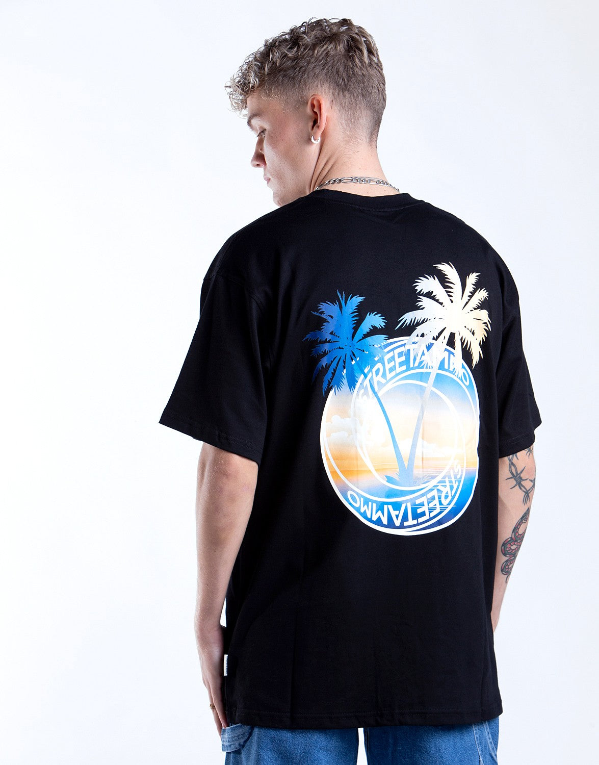 Orbit Palms Tee