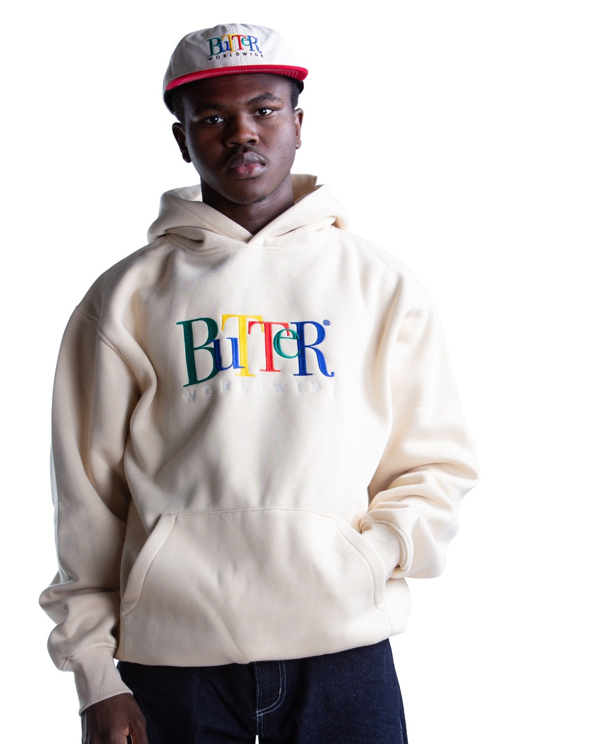 Jumble Embroideres Pullover Hood