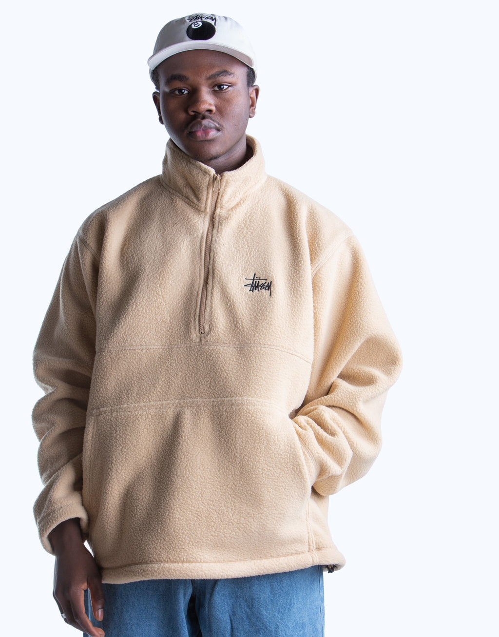 Half Zip Mock Neck