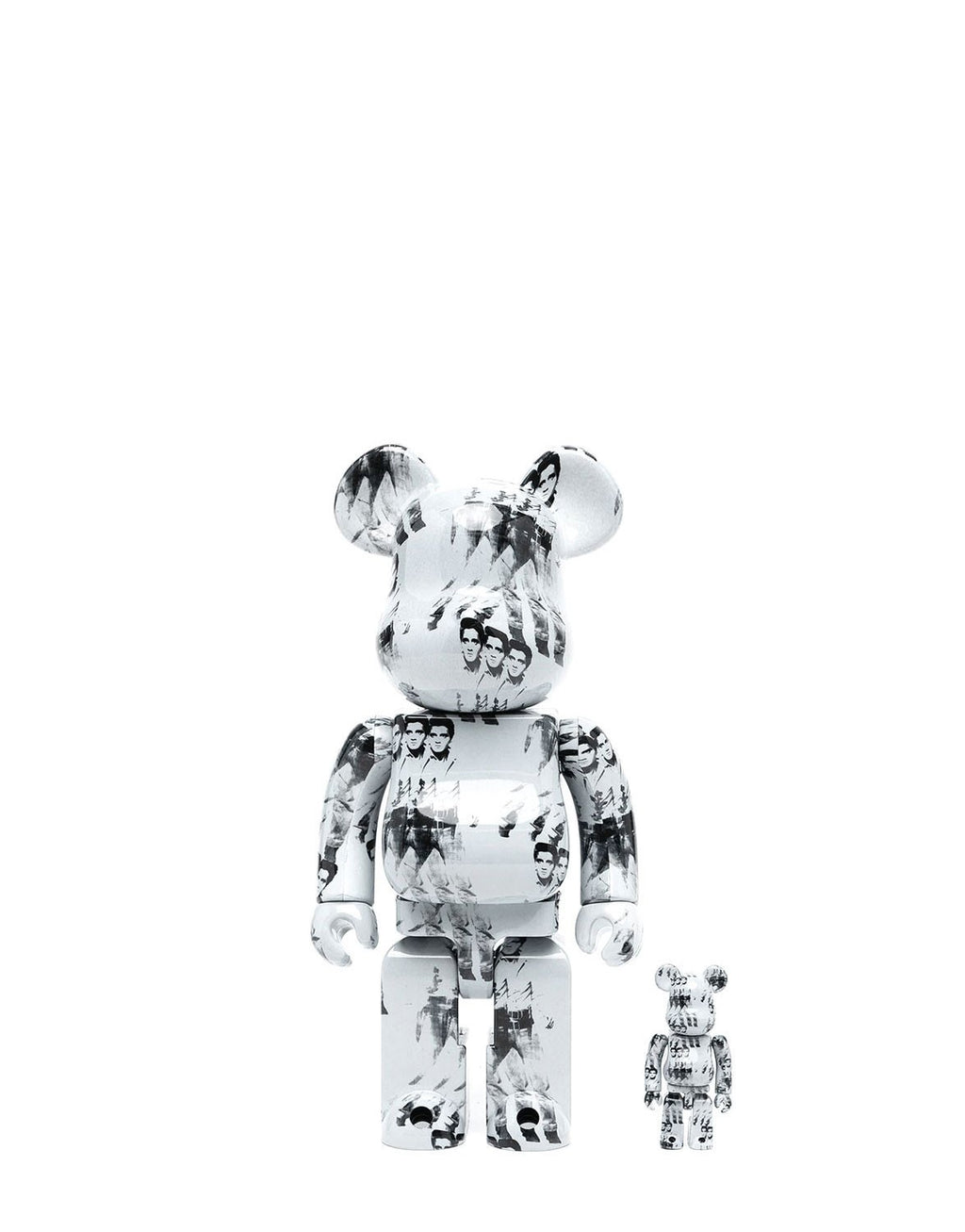 Be@rbrick Andy Warhol X Elvis Prestley