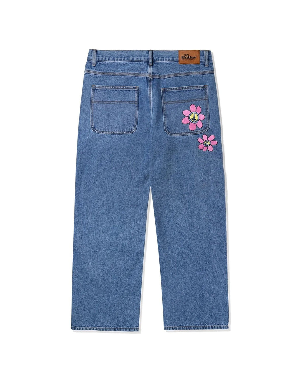 Flower Denim Jeans