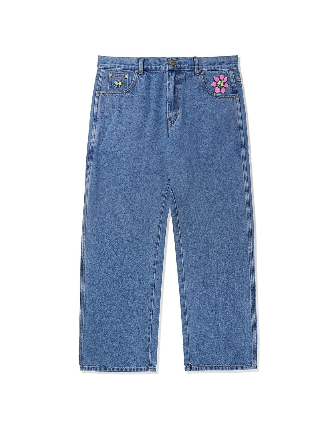 Flower Denim Jeans