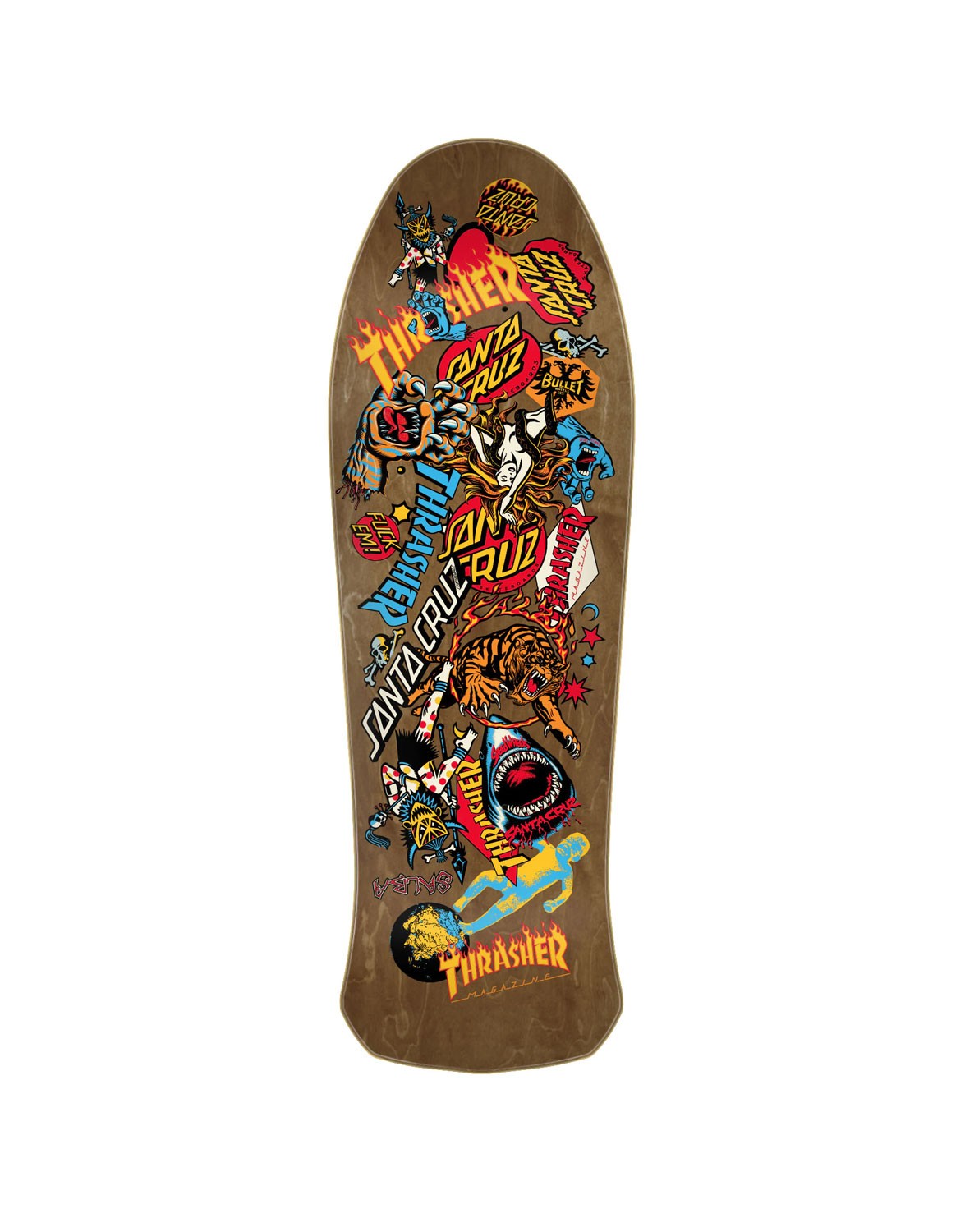 Santa Cruz x Thrasher Salba Oops Deck