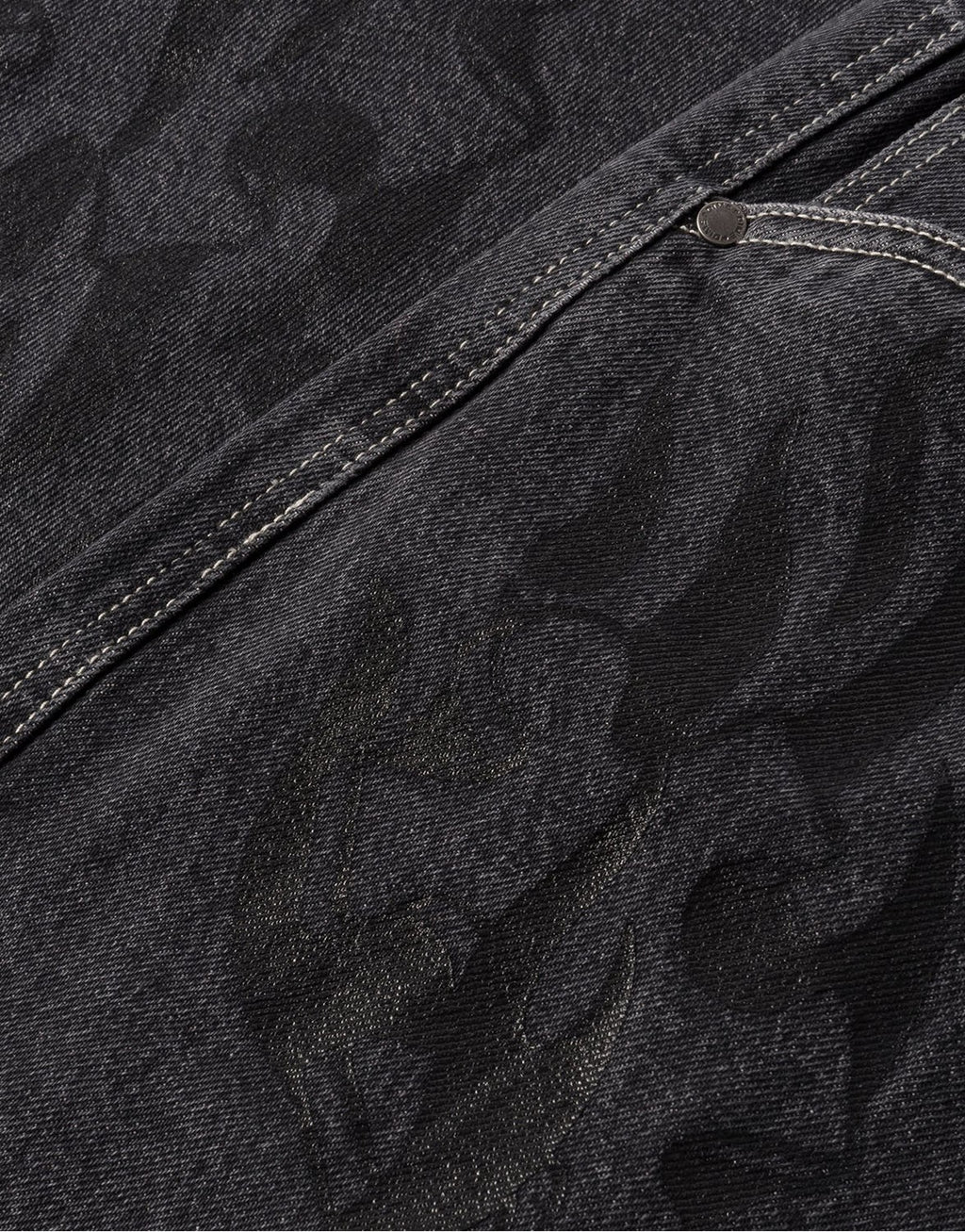 Flamepuzz Relaxed Denim Pants