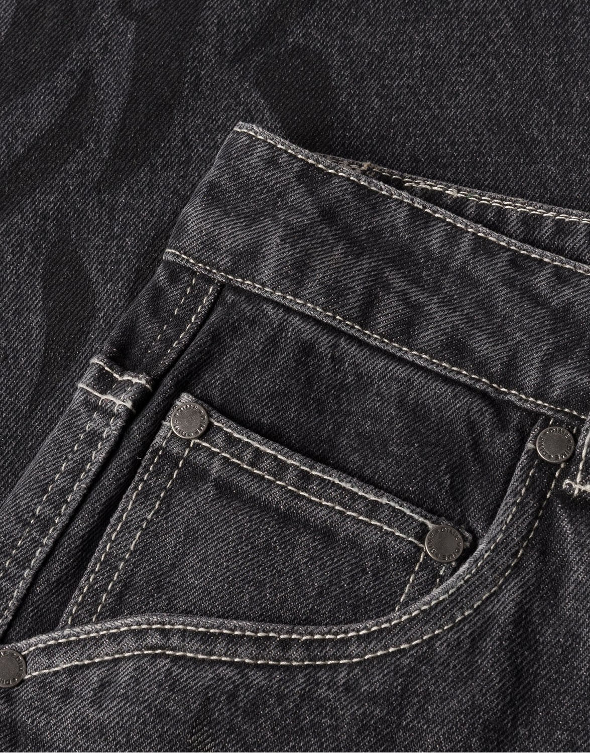 Flamepuzz Relaxed Denim Pants