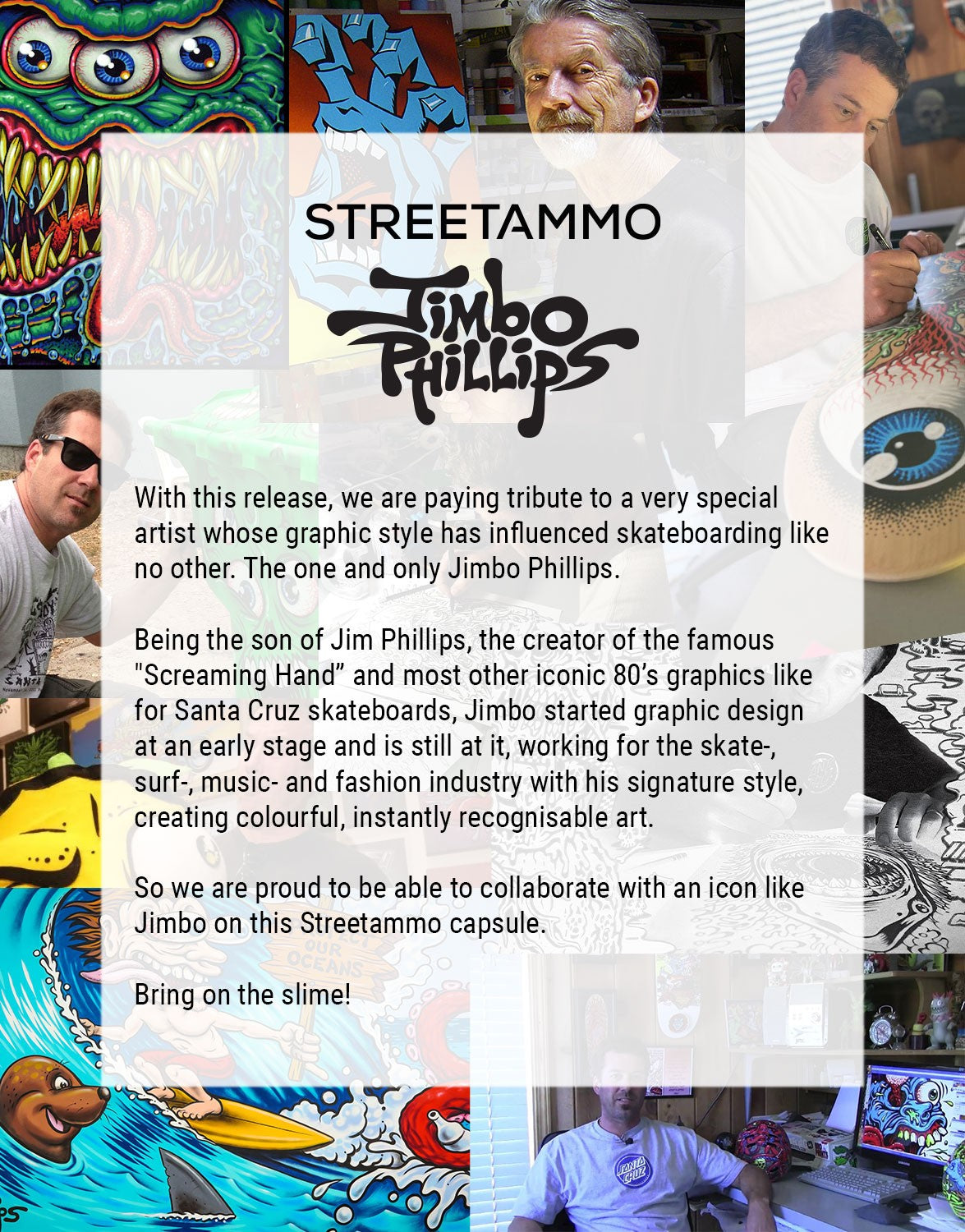 Jimbo X Streetammo Slime Water Bottle