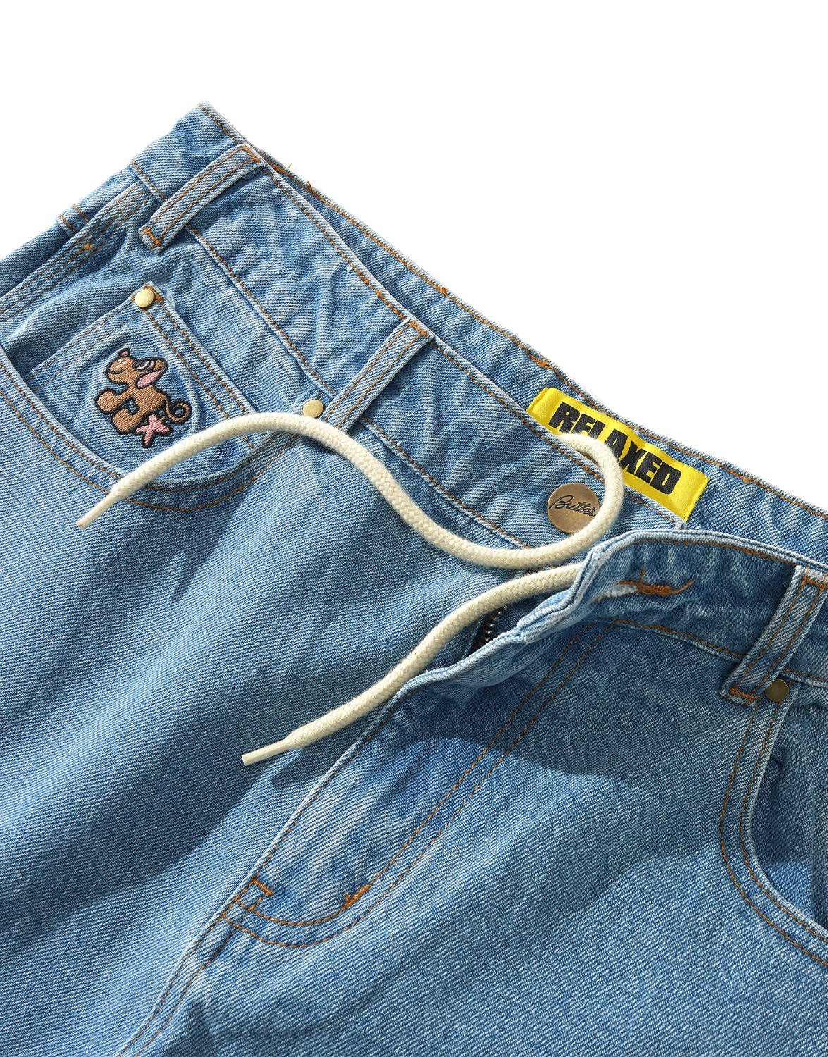 Pooch Relaxed Denim Jeans