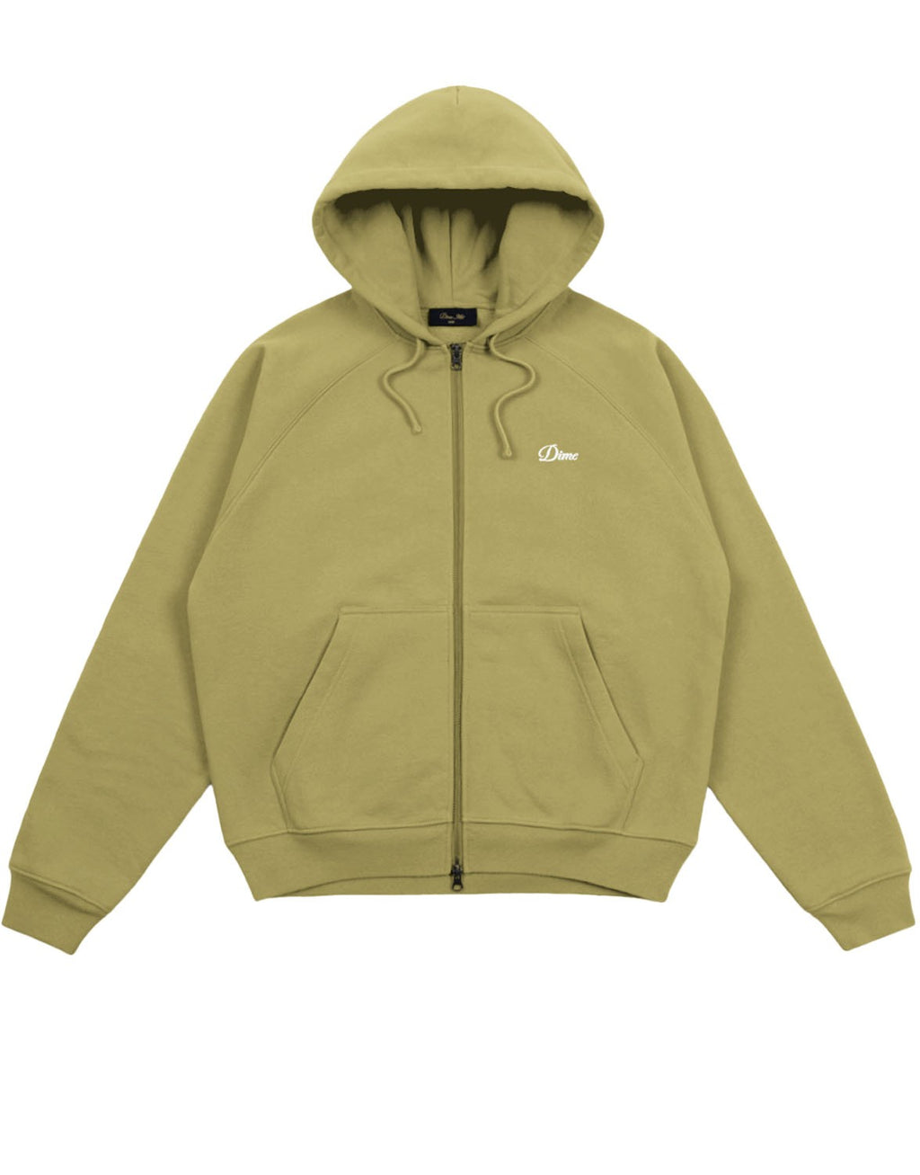 Cursive Small Logo Zip Hoodie
