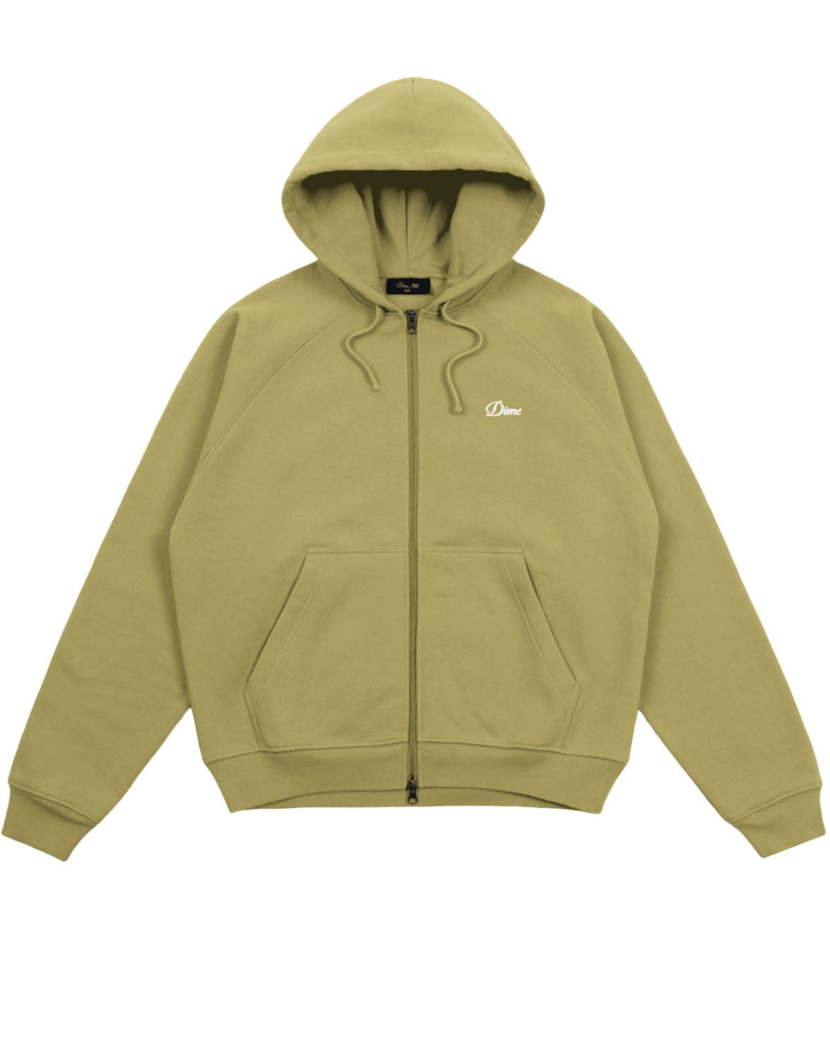 Cursive Small Logo Zip Hoodie