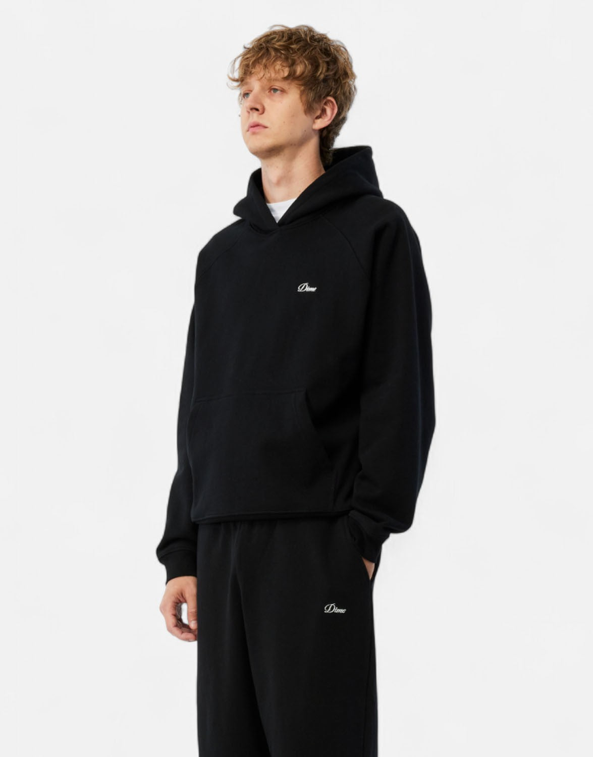 Cursive Small Logo Hoodie