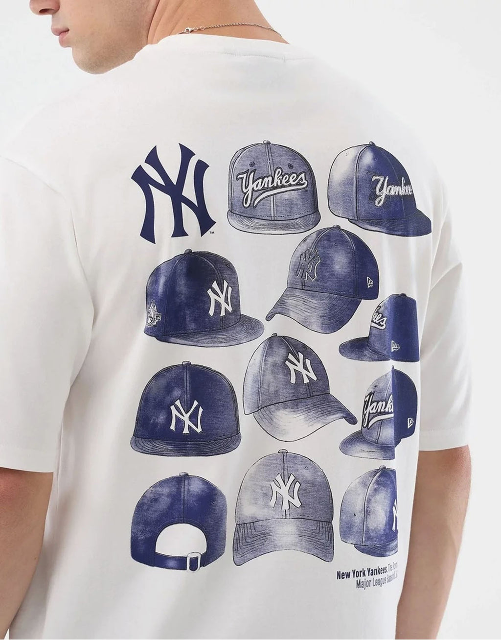 New York Yankees MLB Cap Graphic Oversized T-Shirt