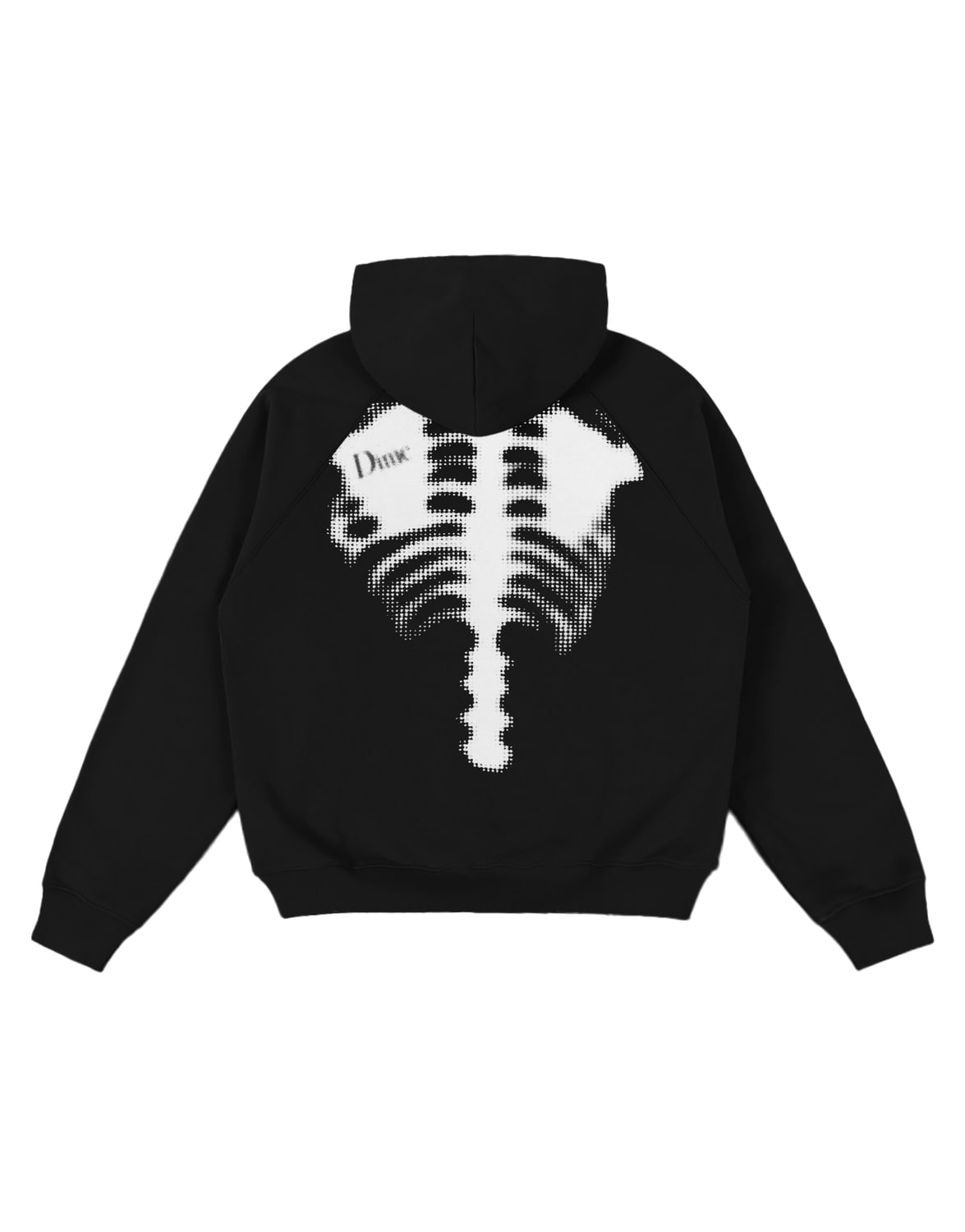 Spinal Zip Hoodie BLACK