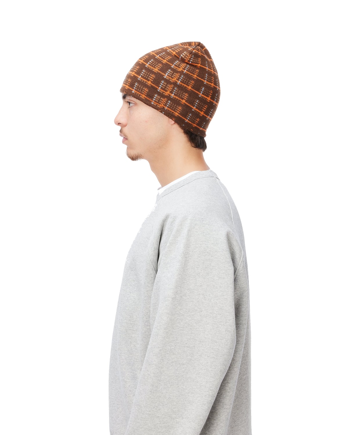 Super Plaid Skully BROWN MULTI